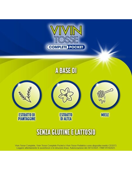 VIVIN TOSSE COMPLETE POCKET 14 STICK PACK DA 10 ML