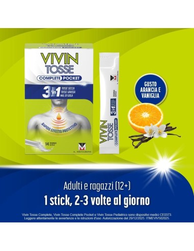 VIVIN TOSSE COMPLETE POCKET 14 STICK PACK DA 10 ML
