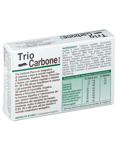 TRIOCARBONE PLUS 40 COMPRESSE