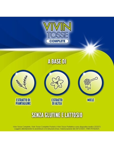 VIVIN TOSSE COMPLETE SCIROPPO PER TOSSE 150 ML