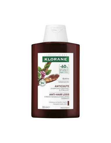 Klorane Shampoo Fortificante & Stimolante alla Chinina, 200ml