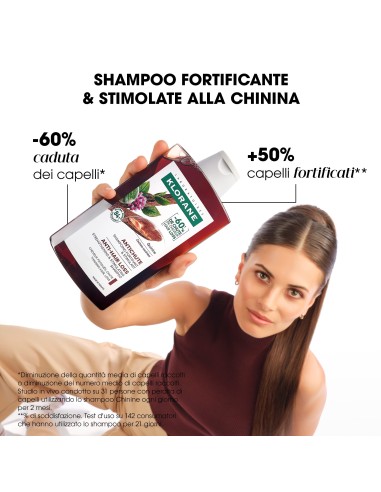 Klorane Shampoo Fortificante & Stimolante alla Chinina, 200ml