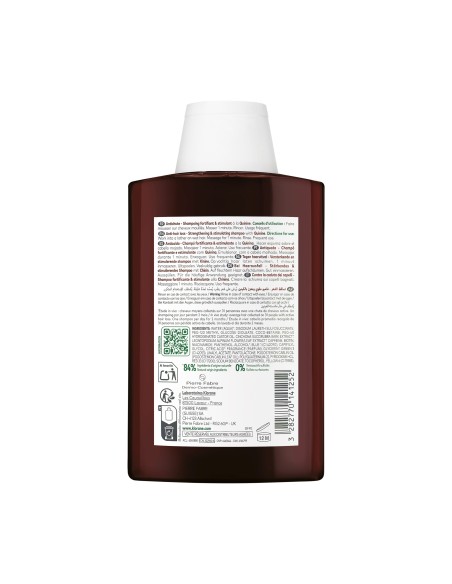 Klorane Shampoo Fortificante & Stimolante alla Chinina, 200ml