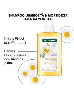 KLORANE SHAMPOO CAMOMILLA 400 ML 2