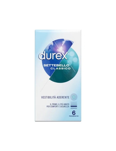 RECKITT BENCKISER PROFILATTICO DUREX SETTEBELLO CLASSICO 6 PEZZI