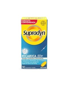 Supradyn Ricarica 50+ Integratore con Vitamine e Minerali, con antiossidanti 90 compresse