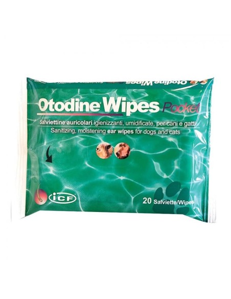 OTODINE WIPES POCKET 20 PEZZI