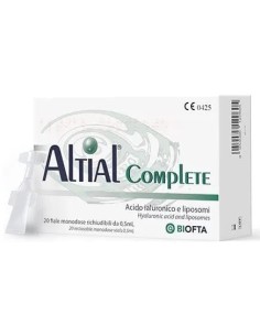 SOLUZIONE OFTALMICA LUBRIFICANTE ALTIAL COMPLETE 4 STRIP DA 5 FLACONI DA 0,5 ML