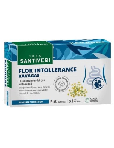 FLOR INTOLLERANCE KAVAGAS 30 CAPSULE