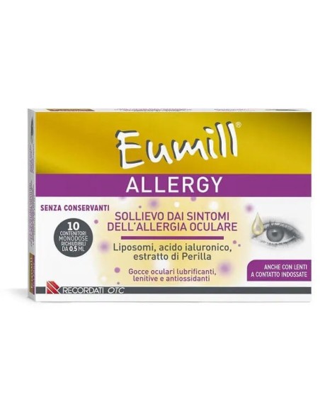 EUMILL ALLERGY GOCCE OCULARI 10 FLACONCINI DA 0,5 ML