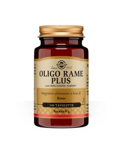 OLIGO RAME PLUS 100 COMPRESSE