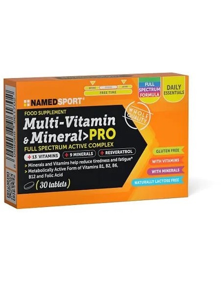 MULTI-VITAMIN&MINERAL PRO 30 COMPRESSE