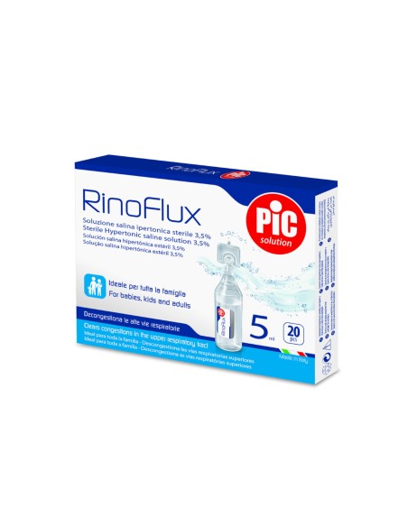 PIC Rinoflux Soluzione salini salina 20 fiale da 5 ml