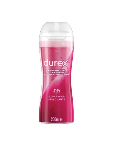 DUREX MASSAGE 2 IN 1 GEL MASSAGGIO CORPO E LUBRIFICANTE GUARANA' 200 ML