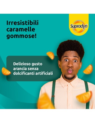 Supradyn Difese Gummy Integratore Difese Immunitarie, Vitamina C, Vitamina D e Zinco, 60 caramelle