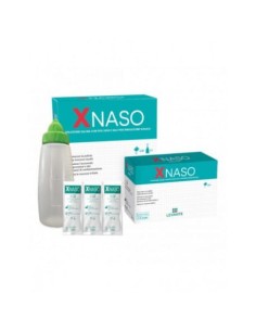 SOLUZIONE SALINA CON PEG 3350 E SALI PER IRRIGAZIONE NASALE XNASO 30 BUSTINE + 1 EROGATORE