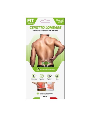 FIT THERAPY CEROTTO LOMBARE 10 PEZZI