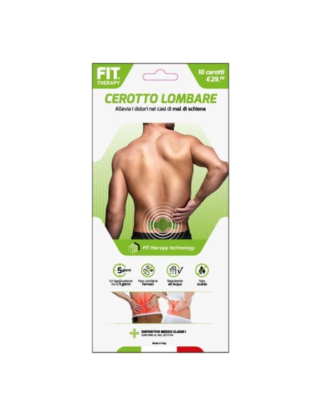 FIT THERAPY CEROTTO LOMBARE 10 PEZZI