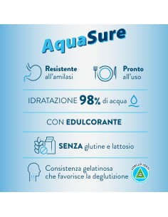 AQUASURE ACQUA GELIFICATA ARANCIA EDULCORATA MULTIPACK 4 PEZZI DA 125 G 2