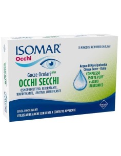ISOMAR OCCHI SECCHI PLUS GOCCE OCULARI ACIDO IALURONICO 0,20% 15 FLACONCINI