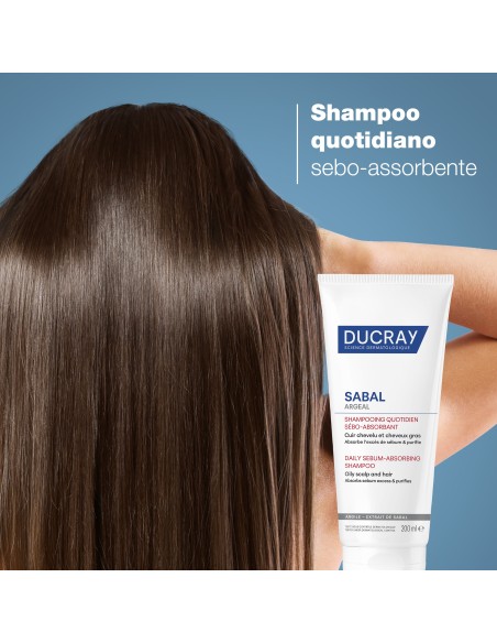 Sabal Argeal shampoo quotidiano sebo-assorbente 200ml