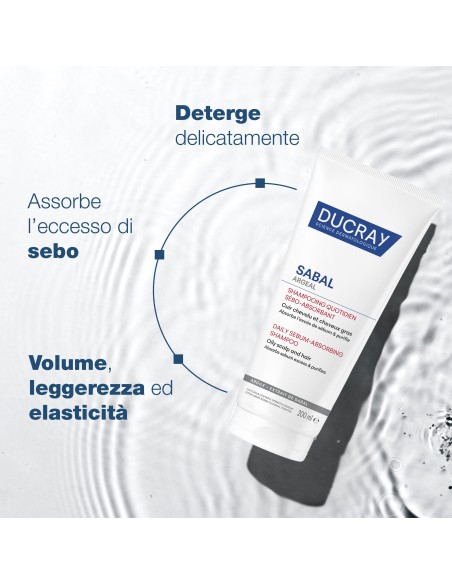 Sabal Argeal shampoo quotidiano sebo-assorbente 200ml