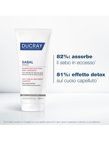 Sabal Argeal shampoo quotidiano sebo-assorbente 200ml