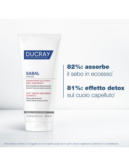Sabal Argeal shampoo quotidiano sebo-assorbente 200ml