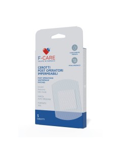 CEROTTI POST OPERATORI IMPERMEABILI F-CARE 7,5X10 CM 5 PEZZI