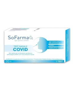 TEST ANTIGENICO RAPIDO COVID-19 NASALE AUTODIAGNOSTICO DETERMINAZIONE QUALITATIVA ANTIGENI SARS-COV-2 IN TAMPONI NASALI MEDIANTE