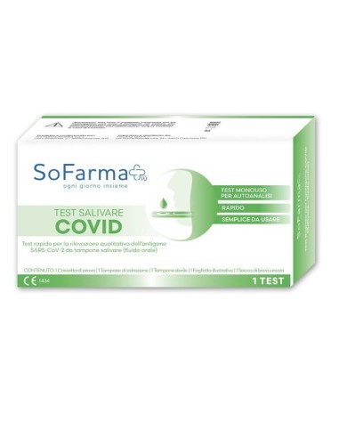 TEST ANTIGENICO RAPIDO COVID-19 SALIVARE AUTODIAGNOSTICO DETERMINAZIONE QUALITATIVA ANTIGENI SARS-COV-2 IN CAMPIONI SALIVARI MED
