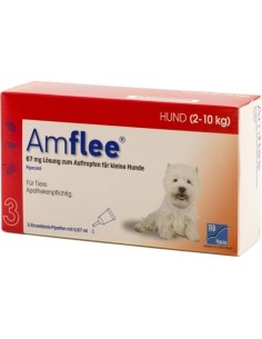 AMFLEE SPOT-ON 3 pipette 2-10 kg cani