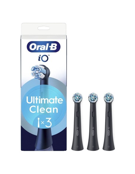 ORALB POWER REFILL IO ULTRA CLEAN BLACK 3 PEZZI