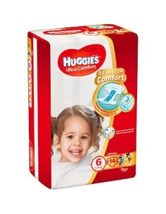 PANNOLINO HUGGIES ULTRA COMFORT BASE 6 14 PEZZI