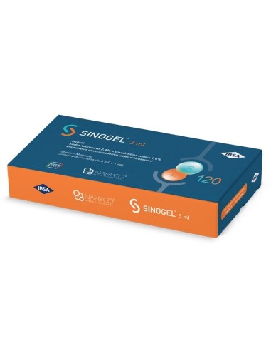 SIRINGA INTRA-ARTICOLARE SINOGEL 2,4% ACIDO IALURONICO + 1,6% CONDROITINA SODICA 3ML + 1 AGO