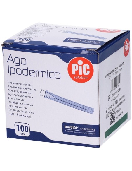 AGO IPODERMICO PIC GAUGE 21 1 100 PEZZI
