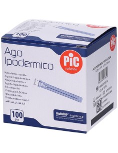 AGO IPODERMICO PIC GAUGE 22 1 1/4 100 PEZZI