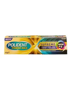 POLIDENT POWER MAX SUPREME TUTTO IN 1 CREMA ADESIVA PROTESI 40 G