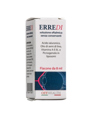 ERREDI SOLUZIONE OFTALMICA SENZA CONSERVANTI 8 ML