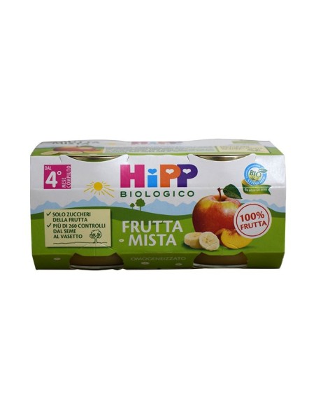 HIPP OMOG FRUTTA MISTA 2X80G