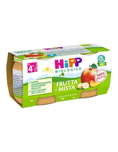 HIPP OMOG FRUTTA MISTA 2X80G