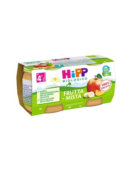 HIPP OMOG FRUTTA MISTA 2X80G