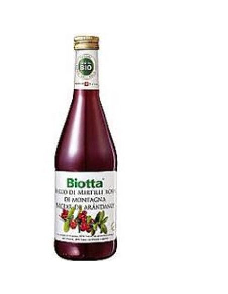 BIOTTA SUCCO DI MIRTILLO ROSSO 500 ML