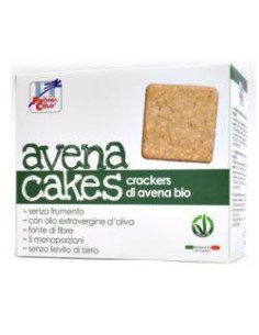 FSC AVENACAKES CRACKERS DI AVENA BIO VEGAN SENZA LIEVITO DI BIRRA CON OLIO EXTRAVERGINE DI OLIVA 250 G