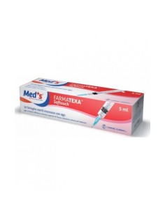 SIRINGA MEDS FARMATEXA 10 ML AGO 1 CONO ECCENTRICO CONFEZIONE SINGOLA