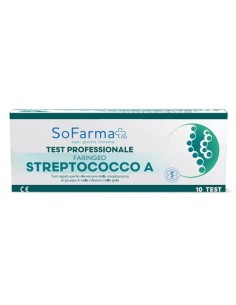 TEST RAPIDO FARINGEO STREPTO A RILEVAZIONE ANTIGENE STREPTOCOCCO A SU TAMPONE FARINGEO MEDIANTE IMMUNOCROMATOGRAFIA PROFESSIONAL
