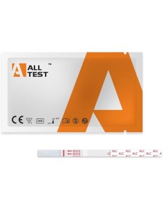 TEST RAPIDO ALLTEST DIPSTICK AUTODIAGNOSTICO DETERMINAZIONE SEMI-QUANTITATIVA ALCOL NELLA SALIVA