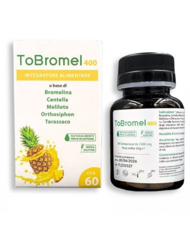 TOBROMEL 400 60 COMPRESSE