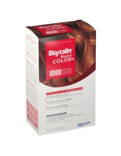Bioscalin Nutricolor Plus 6,43 Biondo Scuro Rame Dorato Crema Colorante 40 Ml + Rivelatore Crema 60 Ml + Shampoo 12 Ml + Trattam