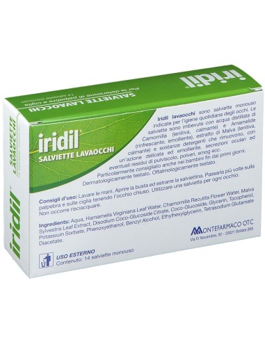 IRIDIL LAVAOCCHI 14 SALVIETTE MONOUSO